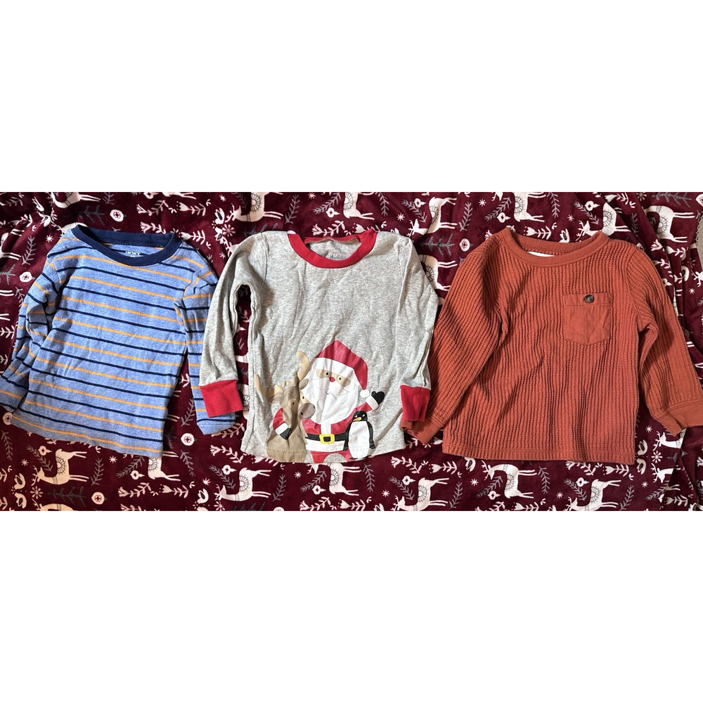 LOT 10 Piece Baby Boy 18 - 24 months Long Sleeve Tops Jackets Adidas Disney Zip - Picture 7 of 11